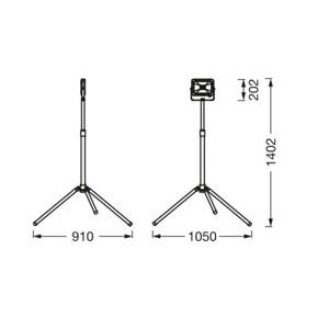 Ledvance LED Worklight Value Tripod 1-pl. 30W