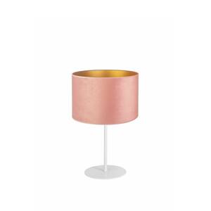 Stolová lampa Golden Roller 30 cm ružová/zlatá