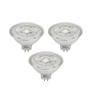 Prios LED reflektor GU5.3 4,3W 345lm 36° číry 830 sada 3