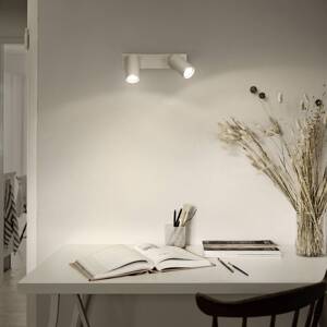 LEDVANCE Osemhranný LED reflektor, stmievateľný, dvojlampový, biely