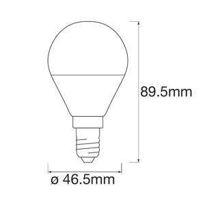 LEDVANCE SMART+ WiFi E14 5W kvapka RGBW 3ks