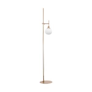 Maytoni Erich stojaca lampa 1-pl., mosadz/biela