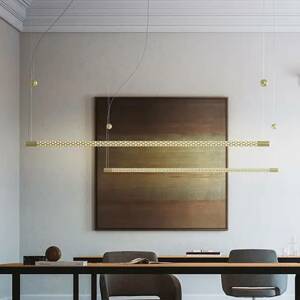 Rotaliana Squiggle H8 závesné LED čierne 140 cm