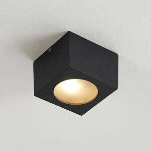 Arcchio Nieva downlight, G9, čierna, hranatá